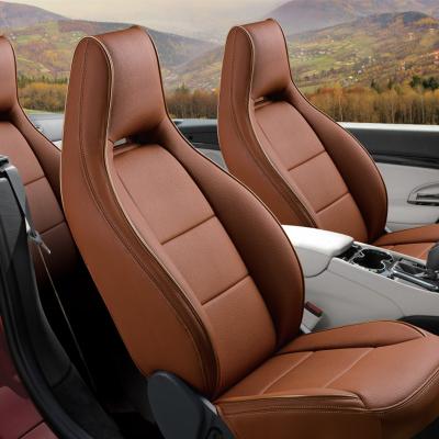 China Eco-friendly luxury leather car seat cover for sale