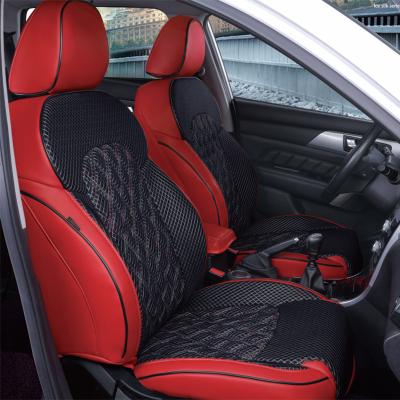 China Eco-friendly Custom Design Tailor Made Perfect Fit PU Leather Car Seat Cover for sale