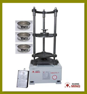 China Small Electrical Vibrating Chemicals Sieve , Lab Sample Sieving Machine For Granule Size Analysis for sale