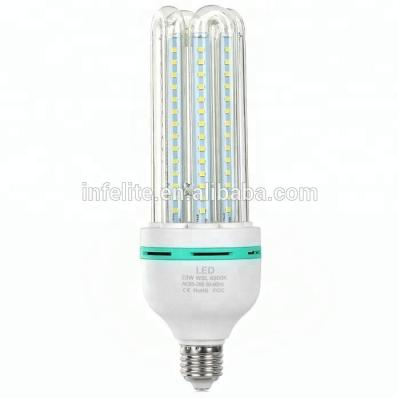 China Infelite U Shape LED CFL Corn Bulb Lamp Glass Light E27 B22 5W 7W 9W 12W 16W 24W 30W 36W for sale