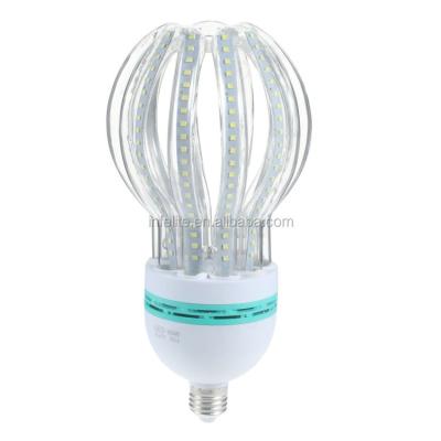 China Lotus Shape E27 LED CFL Glass Corn Bulb Energy Saving Lamp Lighting 24W 30W 40W 50W for sale