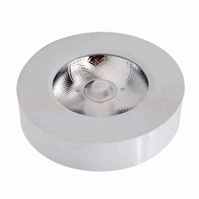 China Cabinet Lighting IN-DL201A Ultra Thin Driverless Non-Driver LED Cabinet Wall Puck Light 3W 5W 7W 10W 15W COB Around Outdoor Mounted LED Downlight for sale