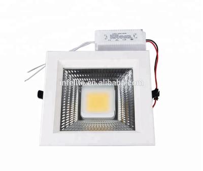 China IN-DL108-20W Rectangular Shape Residential COB LED Downlight Aluminum Die Casting LED Ceilling Lamp 8W 10W 15W 20W 30W for sale