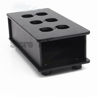 China 6 Power Outlet Filter US AC Aluminum Power Dispenser High Quality Residential/General Purpose Strip Box Chassis for sale