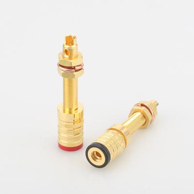 China audio & CMC 838G Amplifier Speaker Terminal Binding Post Binding Post Binding Amp Visual Gold Plated High Fidelity Audio CD Player for sale