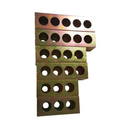 China Strand/Construction Post Anchor Plate Ring Anchor Prestressed Steel Tension Prestressed Block and Wedges Multi-hole For Post Tensioning System for sale