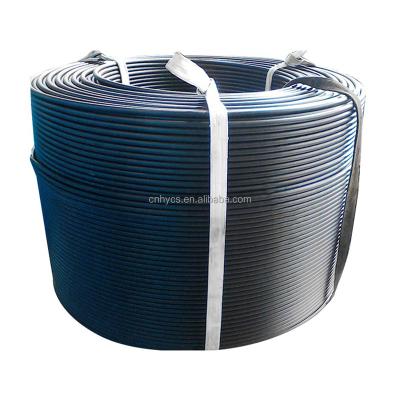 China Construction 7 Wires 12.7 Mm HDPE 1860 Mpa Coated Steel Wire Unbonded PC Wire for sale