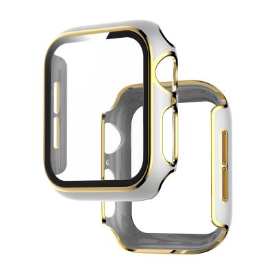 China Fanshion Protective Case Cover With Screen For Apple Watch 38mm 40mm 42mm 44mm Watch Accessories For iwatch Case for sale