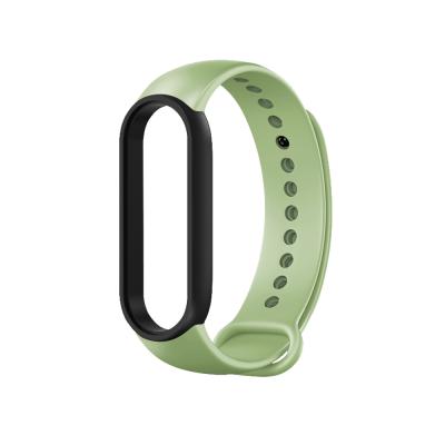 China Fashion Mixed Color Fashion Silicone Watch Band Strap For Xiaomi MI Band 5 for sale