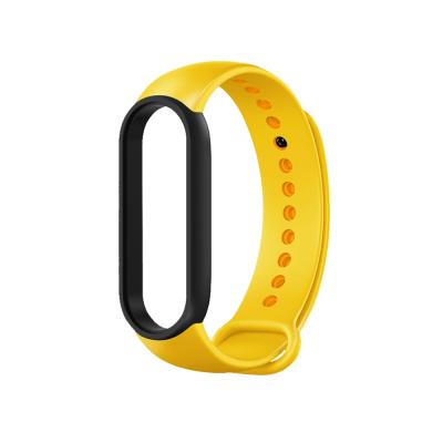 China High Quality Silicone Rubber Band For Xiaomi MI Band 5 Smart Wristband for sale