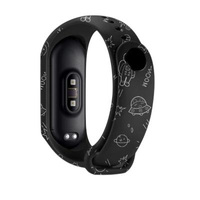 China 2021 Water Resistant Printing Trend Personality Fashion Strap Replacement For Xiaomi MI Band 5 Strap for sale