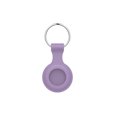 China Anti-fall Silicone Air Tag Case Cover Key Ring Clip Holder For Apple Airtags Key Chain Case For Airtag for sale