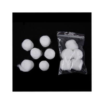 China Medical Standard High Quality Disposable Jumbo Cotton Yarn Ball Sterile Cotton Wadding Balls for sale