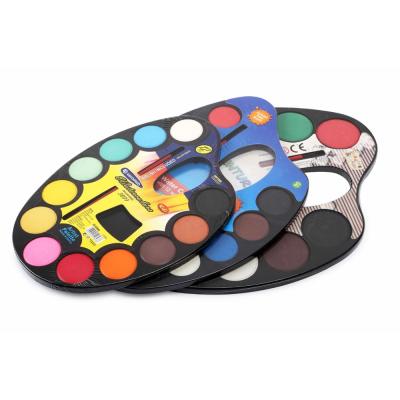 China CLASSIC CHILDREN'S ART TOOL Non-Toxic 12 Color Water Paint Sets Watercolor Set for sale