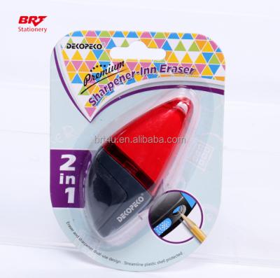 China New Style Promotional Fashion Non-Toxic Eraser Blister Card Package Error Eraser For School Drawing for sale