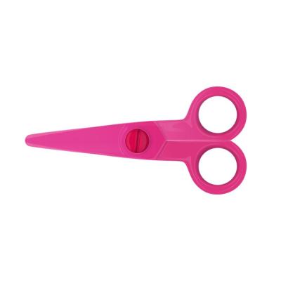 China 5 Inch School Safety Pruning No Blade Kids Red Colored Scissors for sale