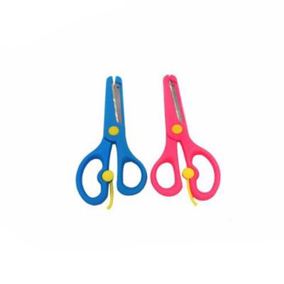 China Illustration Safety Anti-pinch Kids Scissors Shear Cutting Tools for Paper for sale