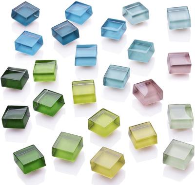 China Form Amazon Top Selling Square Crystal Glass Magnet Whiteboard Magnet for sale