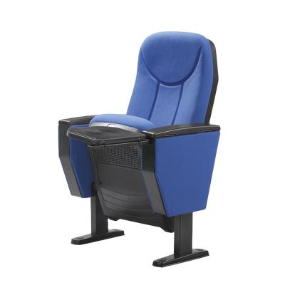 China Modern Blue Modern Stackable Student Meeting Room Chairs With Armrest Church Seats Theater Auditorium Table And Chair for sale