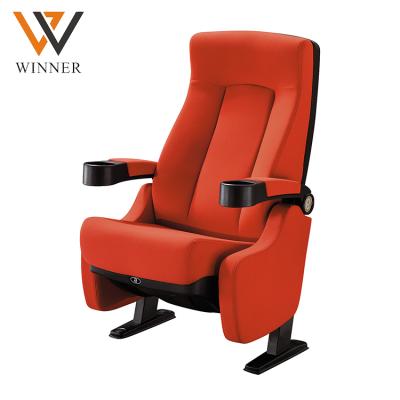 China Modern Folded Recliner Cinema Sofa Chairs Commercial Cinema Room Ladder College One Seater Seats for sale