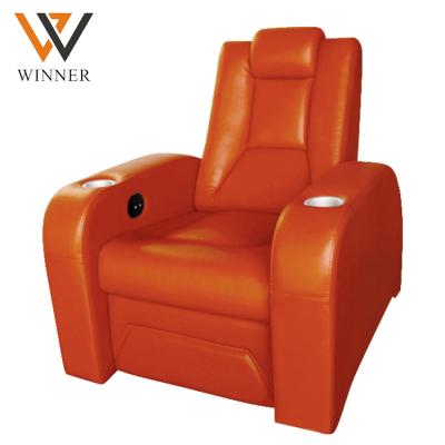 China Modern Recliner Seat Home Theater Theater Seats VIP Lift Rocker Recliner Chair Genuine Leather Sofa for sale