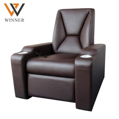 China Modern Electric Lift Rocker VIP Cinema Seat Sofa Encourage Reclining Seats Movie Theater Genuine Leather Chair for sale