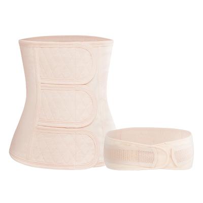 China Antibacterial Pure Breathable Postpartum Gauze Abdominal Band Cotton Maternal Belly Belt for sale