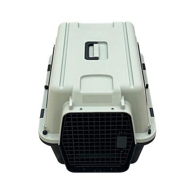 China Manufacturer Small Pet Cage Supplier Breathable Dog Cages And Carriers House Pets Kennel Portable Plastic Air Box Cat Cage for sale