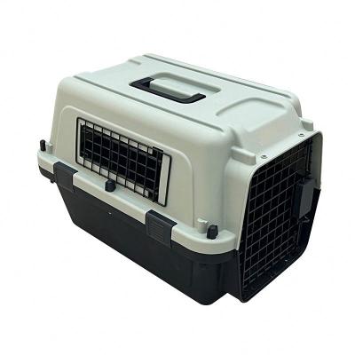 China Pet Air Covered Wagon Cat Cage Portable Cat Space Breathable Dog Size Cabin Dog Checked Air Box for sale