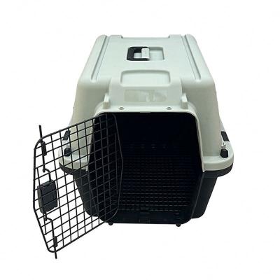 China Breathable Wholesale Portable Dog Cat Travel Air Consignment Box Medium Cage For Pet for sale