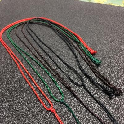 China Decorative Yarn Pendant Four-part Wholesale Crafts Gift DIY Braided Necklace Rope Fine Jade Pendant String Adjustable for sale