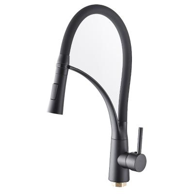 China Kitchen Sink Faucet Sprayer 2 Way Water Sense Faucets Tap Single Lever Pull Out Kitchen Faucets for sale