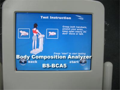 China Segmented Body Composition Analyzer / Fat Percentage Monitor For Clinic Human Healthy Test for sale