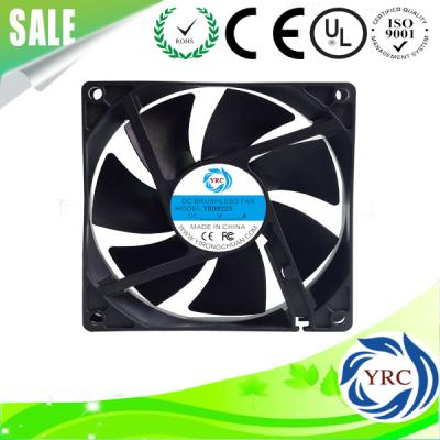 China Ventilation System CE RoHS Approved 92*92*25mm AC 9225 DC Fan With Lowest Noise High CFM for sale