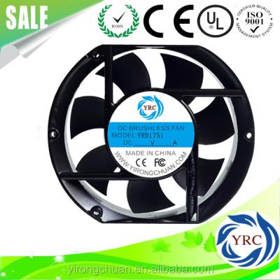 China FG 17251 7 Inch 172*150*51mm Portable DC Fan 12v 24v 48v 172mm High CFM Axial Fan for sale