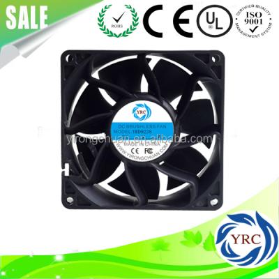 China Industrial Equipment 92mm 90x90x38 9238 12v 24v Micro DC Small Computer Fan 5v 9V Axial Fan for sale