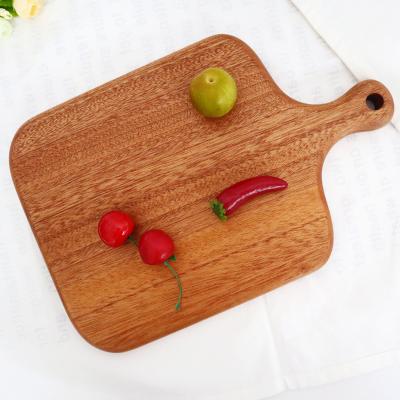 China Kitchen Tableware Sustainable Goods TAOTAOJU Cutting Ebony Chopping Necessary Wooden Cheese Steak Pizza Irregular Wooden Board for sale