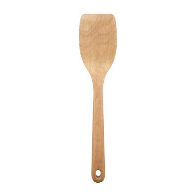 China TAOTAOJU Non-Stick Beech Wooden Spatula Kitchen Tableware Sustainable Professional Custom Wood Utensils Kitchen Spatula for sale