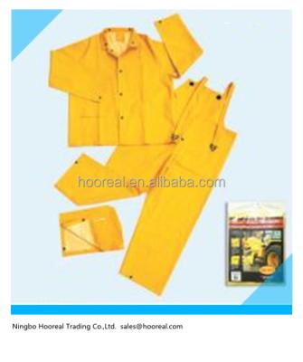 China 3 PIECE RAINSUIT RAIN SUIT HEAVY DUTY 35MM YELLOW WATERPROOF CLOTHES LARGE L SIZE NEW IN BAG for sale