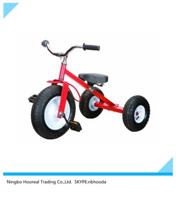 China Ride on Toy Heavy Duty All Terrain Tricycle Kids Off Road Tricycle with Trolley Set Pull Along Tricycle Toy Outdoors Kids Exercise for sale