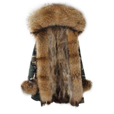 China Custom Made Fashionable Style Long Sleeved Warm Loose Comfortable Winter Fox Cloth Genuine Coating Fur Coat For Unisex for sale