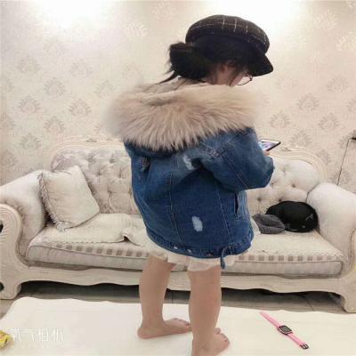 China 2022 new QUICK DRY QUICK DRY children's fur coat with real fox fur for sale