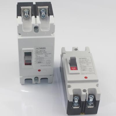 China Used In Solar PV Panel Cast Case Circuit Breakers DC1000V DC500V DC MCCB 2 Pole 4 Pole 125A 250A for sale