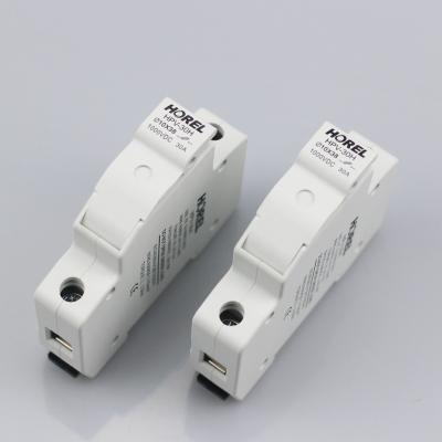 China Solar Solar Fuse Holder For Photovoltaic PV Bus Box Fuse DC1000V 1500V 10A-50A for sale