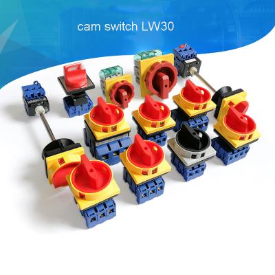 China Industrial Load Breaker LW30-25A Load Master Control Power Cut-off Switch Universal Rotary Cam Switch for sale