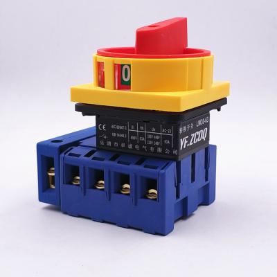 China LW30-63A industrial universal load break switch conversion master load isolation power cut out GLD11 cam switch for sale