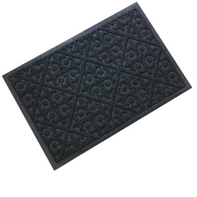 China Cushioned Single Color Custom Design Outdoor PVC Floor Mat Coil Clean Foot Carpet Mat for sale