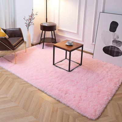 China Customized Cheap Machine Made Shag Rug Blankets Custom Made 100% Polyester Washable Blanket Fluffy Blankets for sale