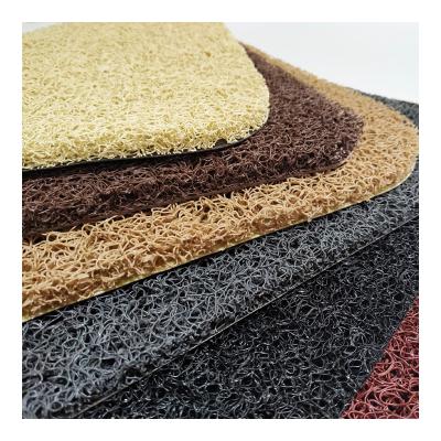 China PVC Coil Waterproof Thin Silk Firm Support Mat for sale