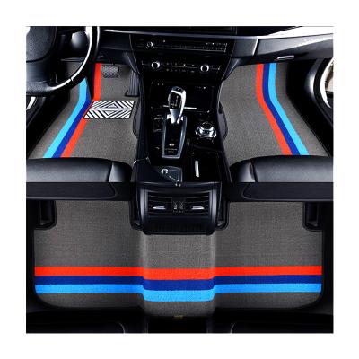 China Custom Reversible Fashion Color Coil Loop PVC Vinyl Coil Car Mat for sale